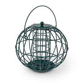 CJ Wildbird Foods Ltd London Squirrel Resistant Fat Ball Bird Feeder, clear