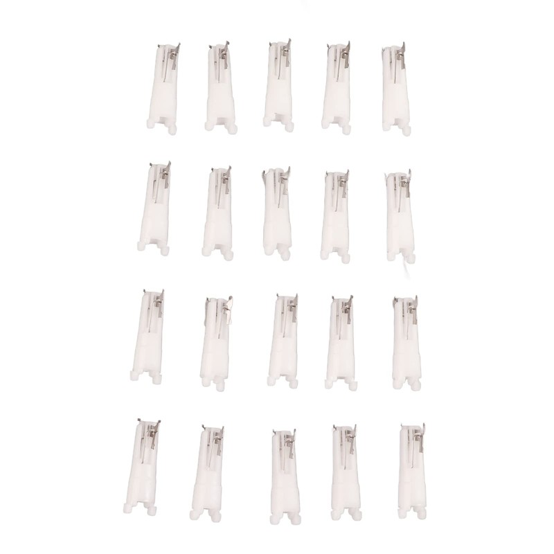 20pcs Nose Hair Cutter Replacement Head with Cleaning Brush Steel