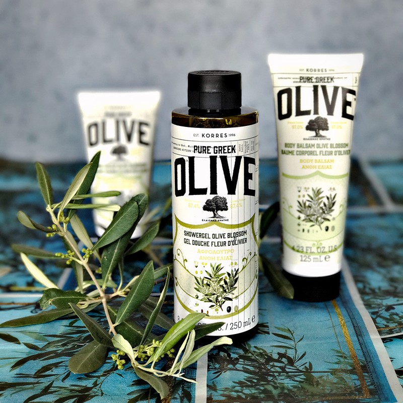 KORRES Olive & Olive Blossom feuchtigkeitsspendendes Duschgel für geschmeidige Haut,