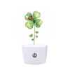 St Patrick's Day Lucky Plug in Night Light,LED Dusk to