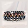 Flower Crystal Headbands for Women Non Slip, Wave Rhinestone Head