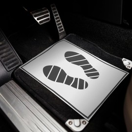 SEWACC Paper Floor Mats for Cars 50Pcs Disposable Floor Mats Premium Car Carpet Paper Mats Simple Car Supplies for Large and Small Cars