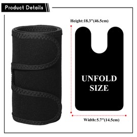 Aroncent Sweatband Wristband Sport Wrist Protection: Unisex Sports Protection Wristbands Sweat Wristbands for Training Arm Protectors Laced Black