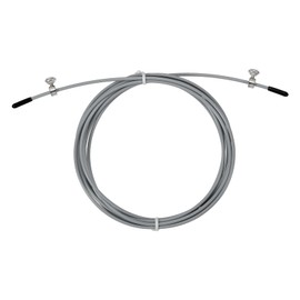 PATIKIL 10 ft Quick Jump Rope Replacement Cable 2.5 mm Professional Skipping Rope Steel Wire Replacement for High Speed Jump Ropes Grey