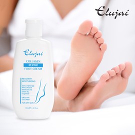 Eluzai Collagen Repair Foot Cream Dead Skin Care Moisturizing Cream 100ml / 엘루자이 콜라겐 리페어 풋크림 발각질 케어 보습 크림 100ml