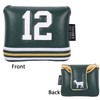 SHABIER Dark Green Golf Large Mallet Headcover with NO.12 Design