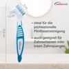 wellsamed Denture Brush, Denture Brush for Third Teeth, Denture Cleaning,