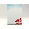 Writing Paper "Poppies", 20 Sheets, Writing Paper, 100 g/m²
