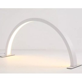 Simple Light Dimmable Led Light Nail Salon Make-up Styling Tattoo Half Moon Table Lamp-US