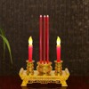 Beaupretty Led Decor Led Electronic Incense Burner Stick Buddhist Candle