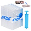 Set of 12 Vacuum Bags for Clothing, 60 x 40