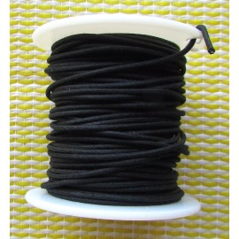 gavitt MODEL TRAIN 22 ga. Wire , Waxed Cloth Covered PUSH BACK .  50 FEET BLACK Tinned