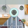 Lyaciomn Digital Shower Clock Waterproof, Bathroom Timer Clock, Digital Kitchen