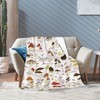 Mushroom Blanket, Cute Soft Warm Cartoon Bed Bedding Throw Blankets