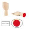 Art Wooden Hand,niCWhite Artist Jointed Articulated Mannequin Wood Hand,Sectioned Opposable