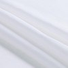 BESTRIPES Ruffle Stall Shower Curtain, White Fabric Narrow Shower Curtain