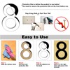 4 Inch Self Adhesive House Numbers, Black Acrylic House Address