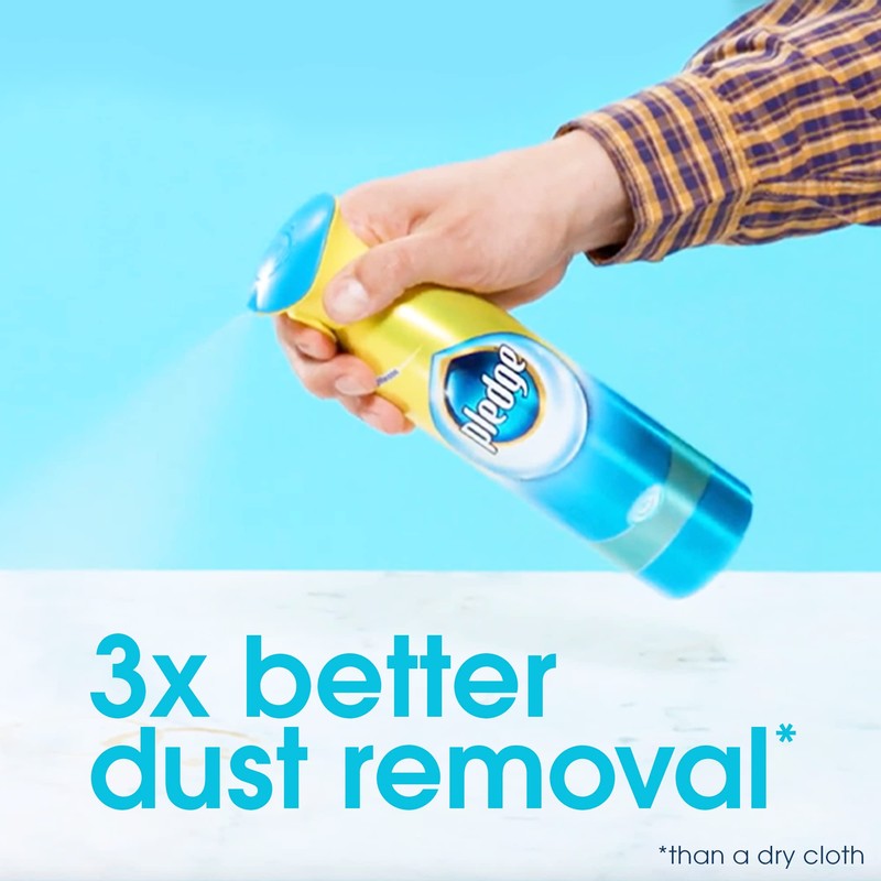 Pledge Multisurface Cleaner Spray, Rainshower Scent - Electronic, Stainless Steel