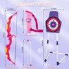 Bow and Arrow Set Girl Toys: 2 Pack LED Light