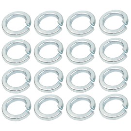 M8 Zinc Plated Split Lock Washer Spring Lock Washer, Open Spring Washer, Galvanized, Gasket Ring for M8 Screw Bolts, 250 PCS