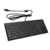 Industrial Keyboard Touchpad Wired Connection X Scissor Foot Plug and