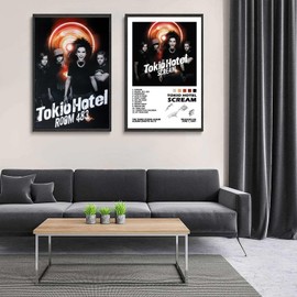 Duboueu 2 poster di Tokyo per hotel, musica, album vintage, rock, cover poster, decorazione da parete, per camera da letto, 30 x 45 cm
