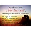 Blechwaren Fabrik Braunschweig Cult Hanger 'Ich Liebe Dich' KH003 Decorative