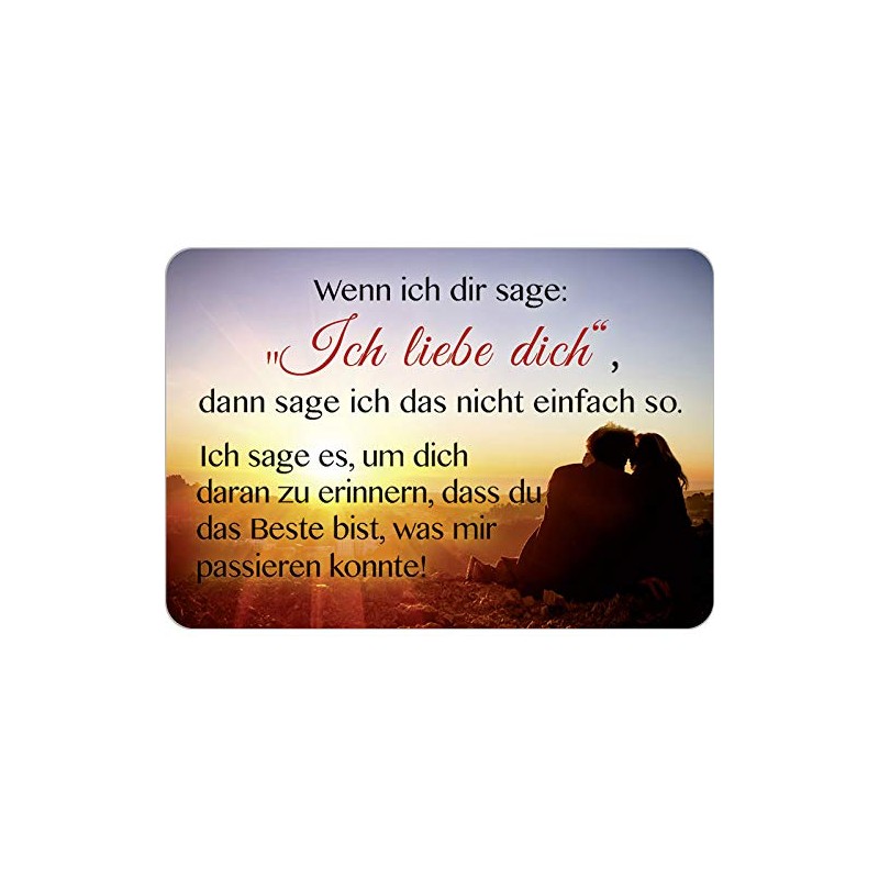 Blechwaren Fabrik Braunschweig Cult Hanger 'Ich Liebe Dich' KH003 Decorative