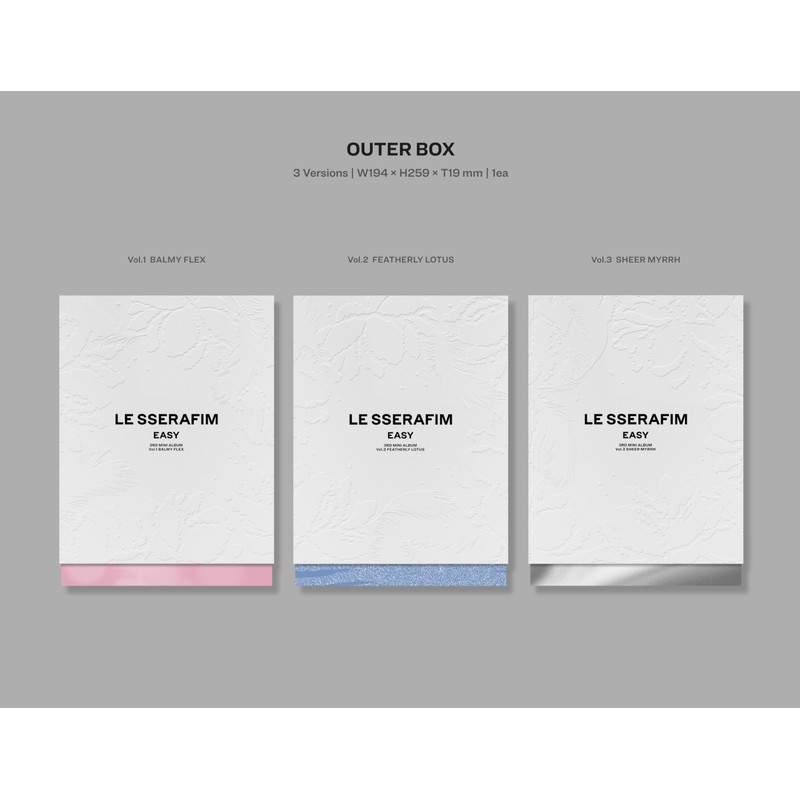LE SSERAFIM 3rd Mini Album 'EASY'（韓国盤）