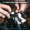 CQSPMOTO 8Pcs #41 Roller Chain Connecting Links Heavy Duty Roller