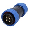 Aviation Plug Socket IP68 Waterproof Solderless Male Female Pair Connector
