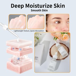 Hyaluronic Acid 2% + B5 Facial Serum, 30ML Hyaluronic Acid Serum For Face, 2 PCS Hyaluronic Acid Serum, Hyaluronic Acid and Vitamin B5, Moisturizing.