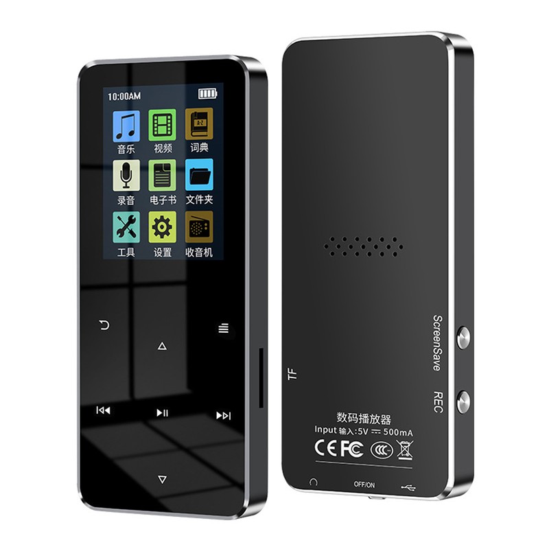 Bluetooth MP4 Player Touch Screen HiFi Lossless Sound Metal Shell