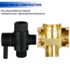 Brass Shower Arm Diverter Valve for Hand Held Showerhead and