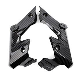 Mokuo Motorcycle Carbon Fibre Headlight Side Panel Turn Signal Holder Fit for Honda Grom msx125 Fairing Kit Parts