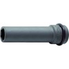 TRUSCO T436ASL100 Ultra Long Socket for Impacts, 1.4 inches (36 mm), Insertion Angle 0.5 inches (12.7 mm)