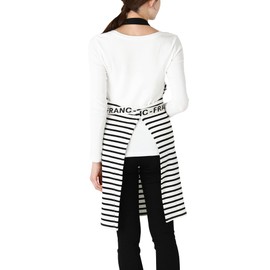 Francfranc Franc Logo Full Apron Apron Apron for Women Black