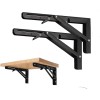 Black Folding Shelf Brackets Max Folding Shelf Brackets Heavy Duty