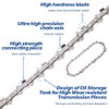 Mini Chainsaw Chain, 2 Pieces 4 Inch Chainsaw Chain, 28