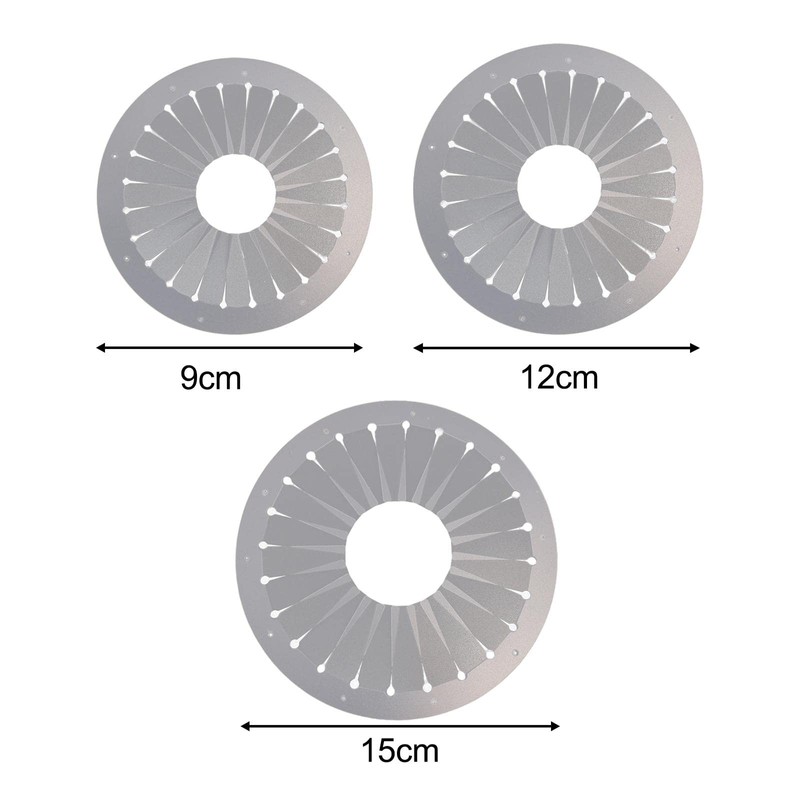 Deevoka 3pcs Easy Rosette Maker Ribbon Rosette Brooch Crafts Sewing