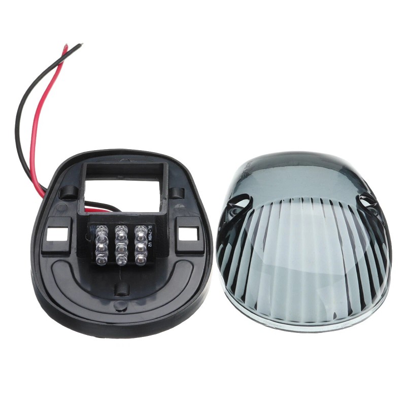 dreamrefit 3x Smoke Cab Roof Running Amber LED Light For