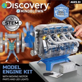 Discovery #Mindblown DIY Toy Model Engine Building Kit STEM Mechanic Engineering