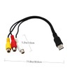 CAXUSD USB to Audio Cables Set Adapter for Tv and