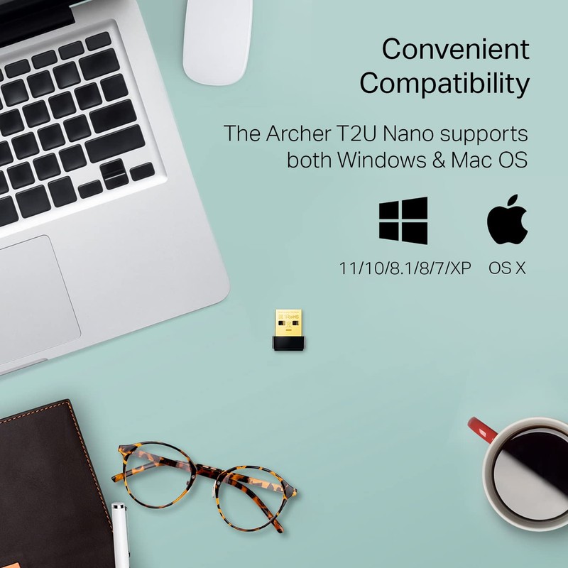 TP-Link Archer T2U Nano Adaptador T2U Nano,