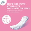 Lil-Lets Teens Liners | 64 forros | 4 paquetes de