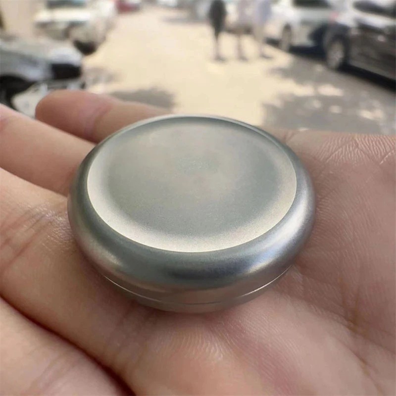 Magnetic Haptic Coin Silent Stainless Steel Flipped Fingertip Toy Rotatable