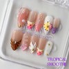 NailPhoria｜SURPRISE DEAL Collections (70 Styles) acrylic press nails:_Tropical Smoothie_S