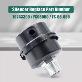 YUXIVCNE 70243399 Quiet Mode part 1/2 In MPT Outlet Replacement for Ingersoll Rand SS3 Compressor Replace FS06050 FS-06-050