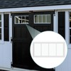 Tandefio 2 Pk 10''x23'' White Flush Mount Shed Window with