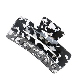 Mikinona Chic Black White Cow Hairpin Stylish Hair Clip for Women Hair Claw Fashion Headpiece for Special Occasions